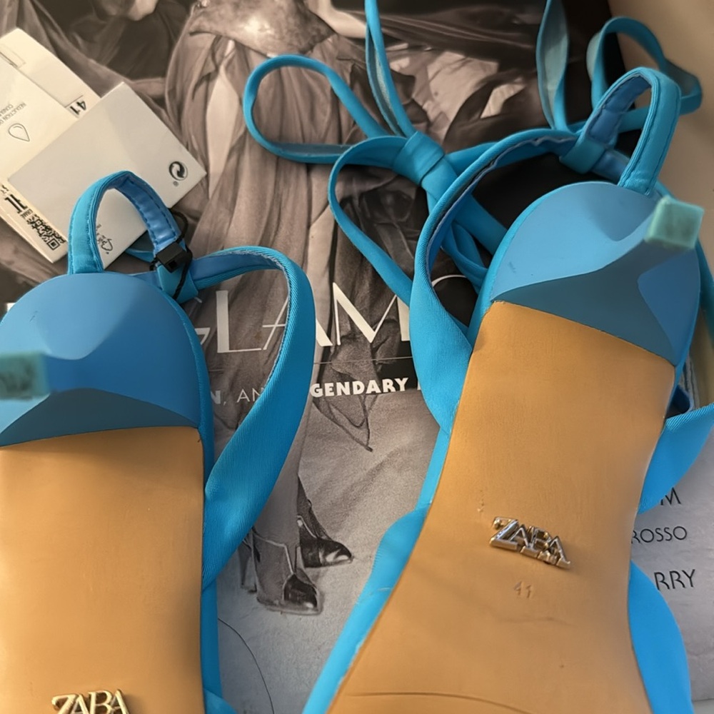 Zara lace up heels size 41 - Picture 8 of 8